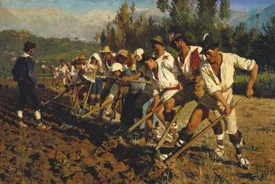 Travailleurs agricoles italiens - Peder Severin Krøyer